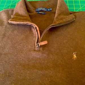 Polo Ralph Lauren quarter zip, estate rib sweater